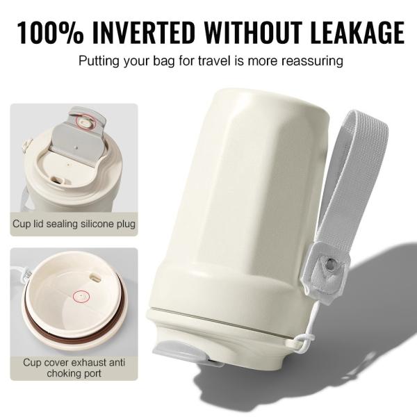 Stainless Steel Modern Car Coffee Cup with Vacuum Insulation Perfect on the Go