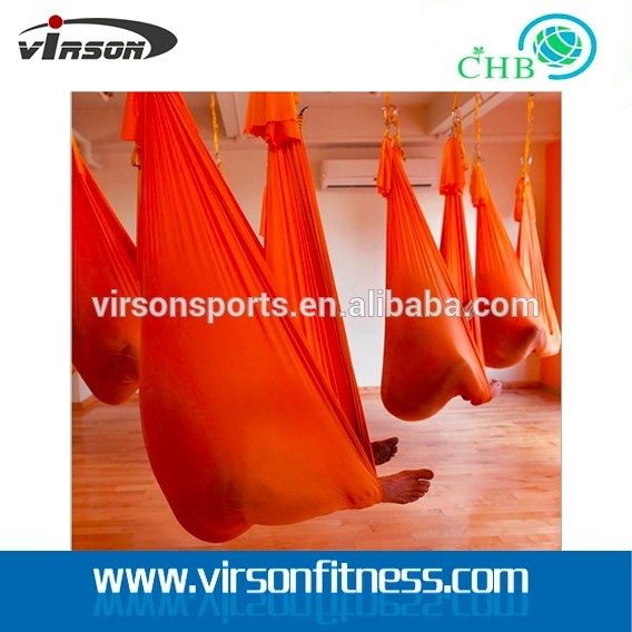 Virson popular 5m length yoga aerial yoga swing&yoga hammocks