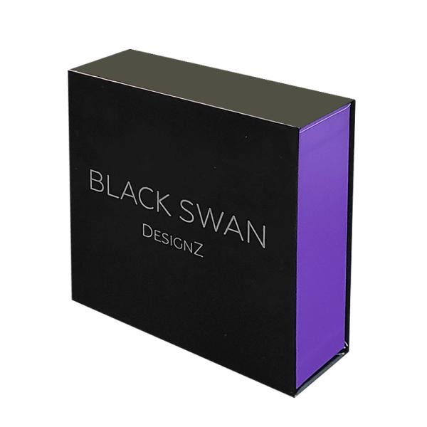 157art Papel de 2 mm de cartón Cajas rígidas para corbata de cinturón paquete de lujo caja de regalo magnética