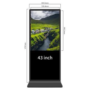 Señalización derecha libre de Digitaces 55 pulgadas con la ayuda capacitiva de la oficina de Hd I5 del tacto