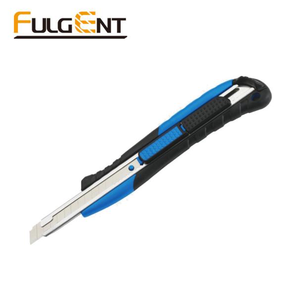 9mm Breakaway Utility Knife 12 Segment Snap Off Knife Blades Auto Retractable