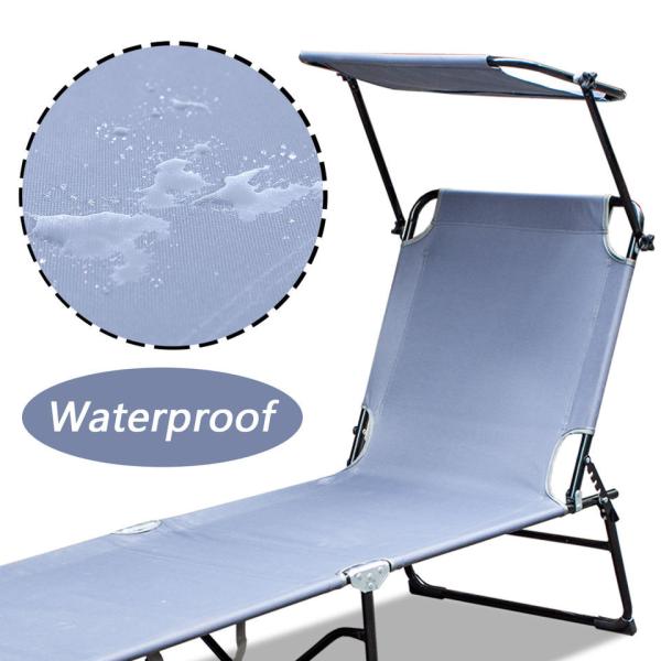 Modern Outdoor Hotel Floor Portable Swimming Pool Folding Chaise Lounge Chair For Living Room