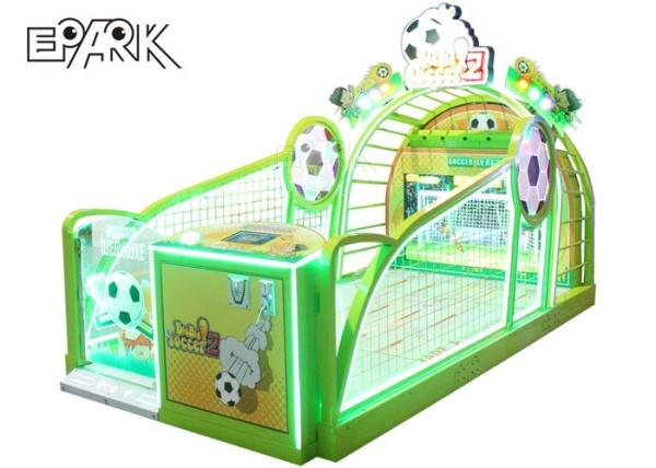Mini Kids Gym Playground Big Big Soccer 2 Players Play Football Game Machine with 55 Inch Screen