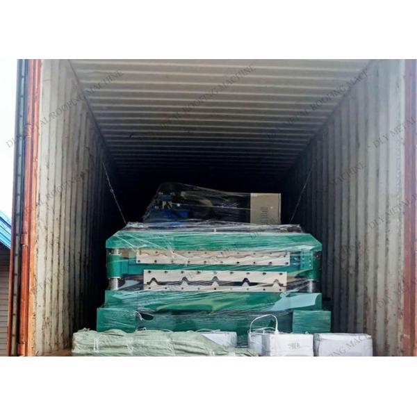 двойной слой 12000kg формируя крышу PLC 80mm машины стальную формируя машину