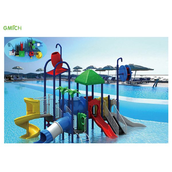 Big City Water Park Playground Equipment Customized Design Easy Installation