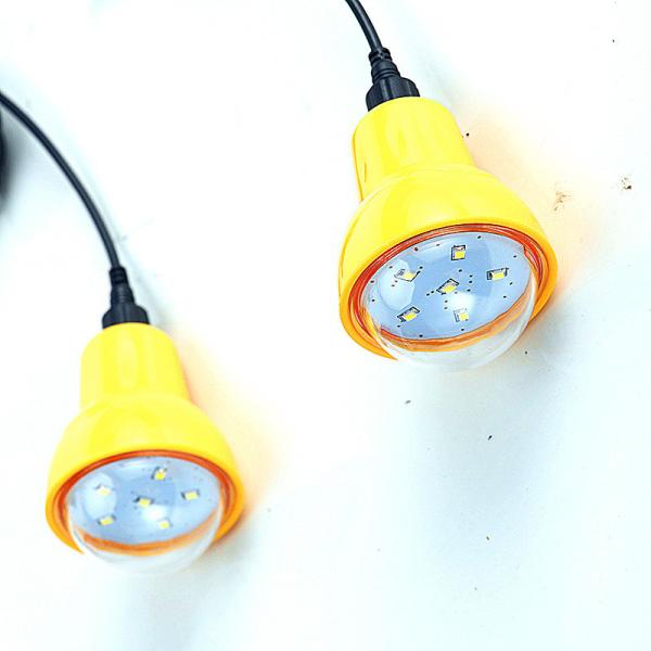 Наружные портативные системы солнечного освещения DC 9V с перезаряжаемой свинцово-кислотной батареей