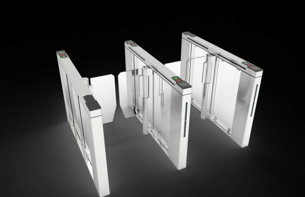 Security Turnstile Gate for Access Control and Pedestrian Management in Commercial and Industrial Facilities