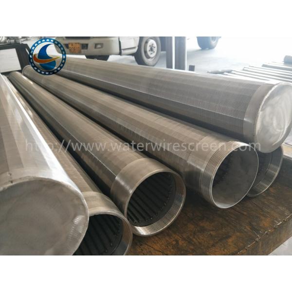 AISI 304 Profile Wire Downhole Slotted Tube For Geothermal Wells