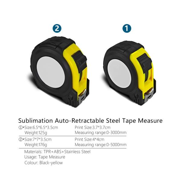 Mesure de bande d'acier auto-rétrécissable par sublimation pour l'impression par sublimation