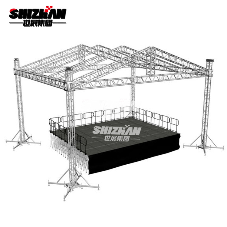 6082-T6 Factory Price Aluminum Square Truss Spigot Truss Light