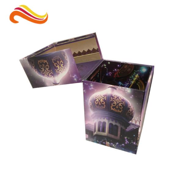Caixas de cartão 1200gsm quadradas de revestimento UV da garrafa de perfume