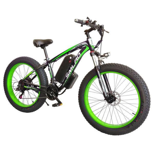 CE Certificate 1000W Motor 13AH Lithium Battery Electric Bike SMLRO XDC600 26x4.0 inch Fat Tire E-Bike