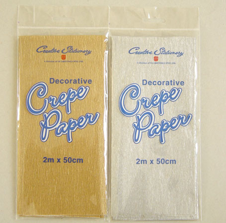 03202 Metallic crepe paper