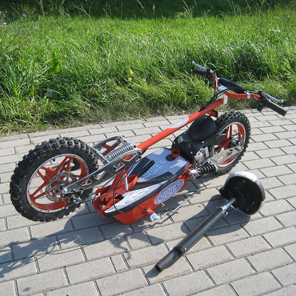 vespa eléctrica plegable 1000w con el borde de la rueda grande, freno de disco delantero y trasero