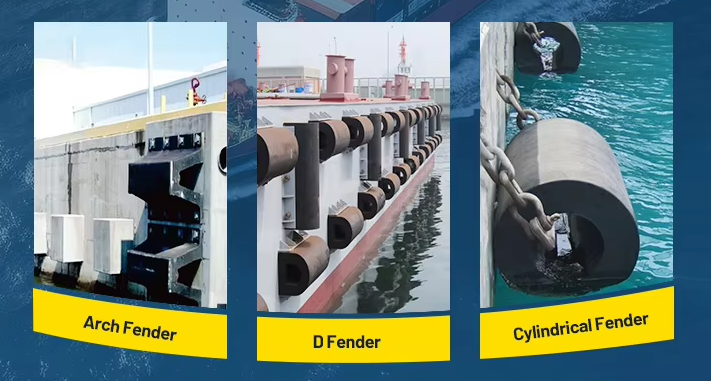 D0.5L1.0m  Marine Sea Polyurethane Foam Filled Solid Floating Fender