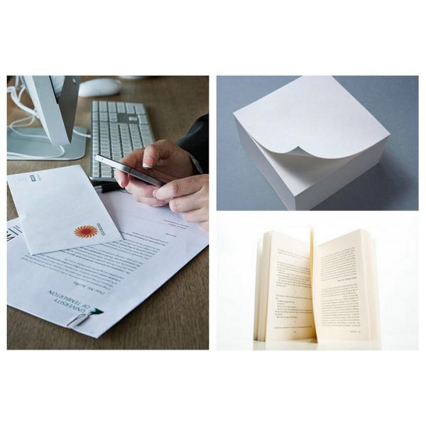 Бумага 80гсм 100гсм ФСК высоко белая Ункоатед Воодфре для подгонянных книг