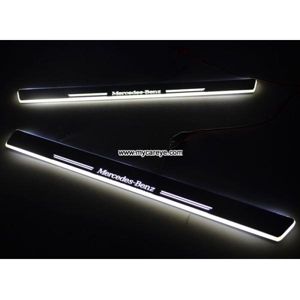 Mercedes-Benz W212 E200 E260 E300L custom car door Welcome Pedal LED Light
