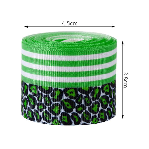 Customized Support 1.5 inch Animal Leopard Printed Grosgrain Ribbon for Hair Bows Tie
