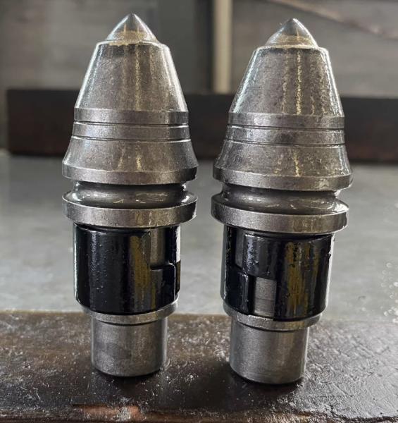 Hard Rock Bullet Teeth For Bore Pile B47K Foundation Drilling Pick Auger Cutting Teeth