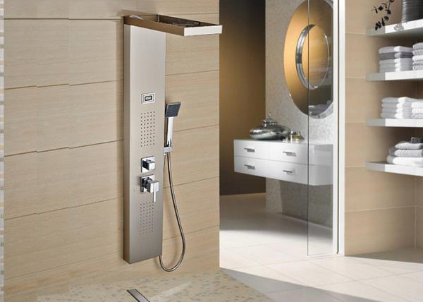 Bathroom Wash ROVATE Shower Panel System 5 Years Warranty With ABS Hand Shower
