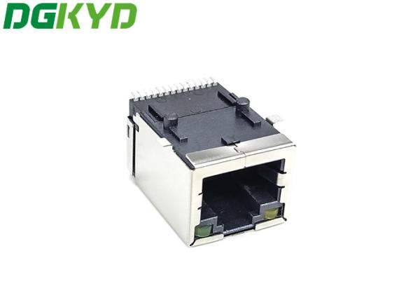 O gigabit protegido interface de rede de DGKYD211Q380AA1A7S009 SMD 6U RJ45 integrou o filtro