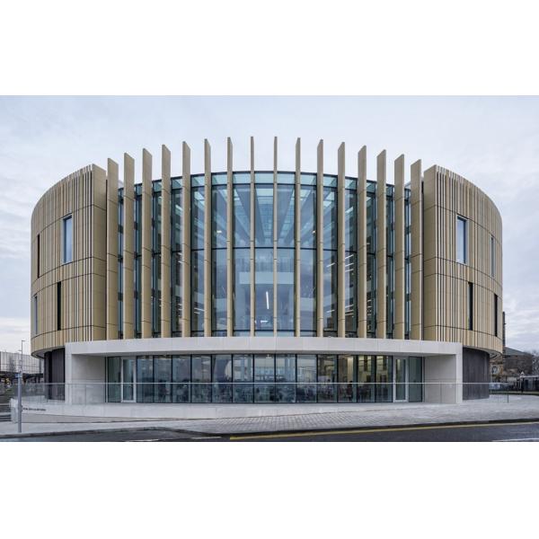 Durable RAL9010 1.5mm Aluminum Sun Louver , External Aluminium Window Shades