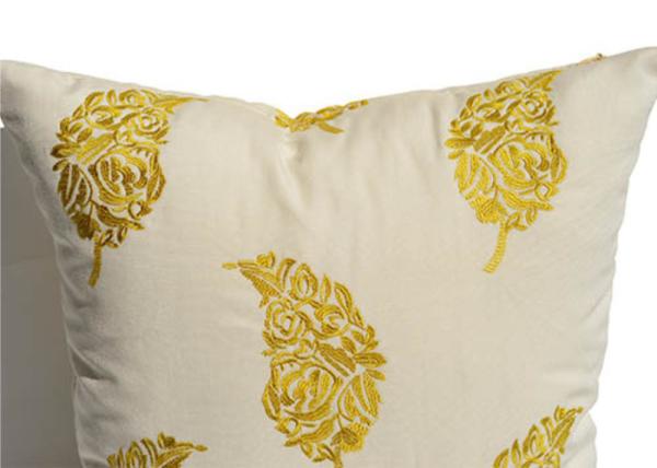 Embroidered Decorative Cushion Covers 100% Cotton Couch Throw Pillows