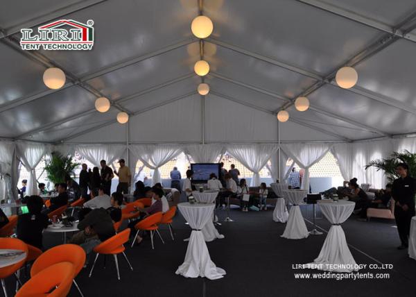 Large Aluminum Outdoor Party Tents With White PVC Roof Cover For 500 People Events