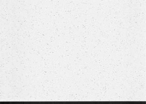 Gentle White Quartz Bathroom Countertops , Artificial Quartz Solid Surface Polished