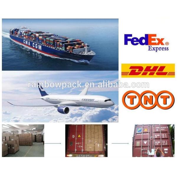 Лоснистая пластиковая голографическая упаковка мешка фольги