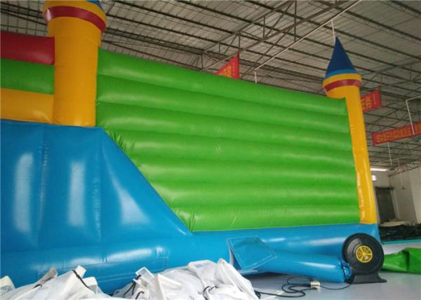 Fogo comercial inflável da casa do salto do PVC - divertimento retardador criativo com corrediça