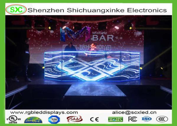 Rideau d'intérieur adversiting le forstadium polychrome/station de p4.81led screen250*250mm