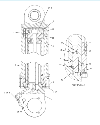 CA5J7019 5J-7019 5J7019 Piston Seal As For C-A-T Heavy Equipment D10N D9H D9  65 651 651B 651E 657 657B 657E 666 785 785B