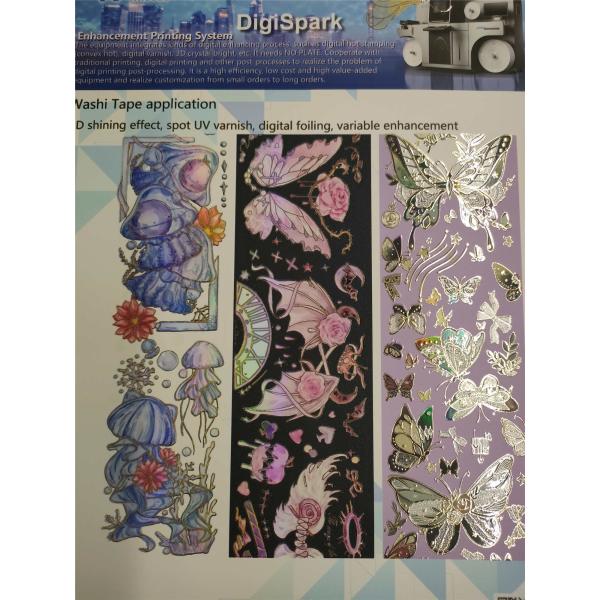 Ярлык сети цифров лакирует печатную машину 330mm DigiSpark Шрифта Брайля