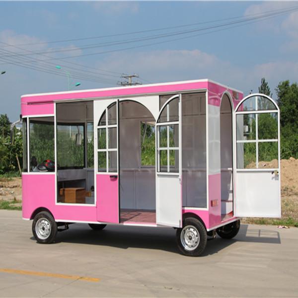 110V-380V Food Trucks Electric Mobile Food Cart Hotels