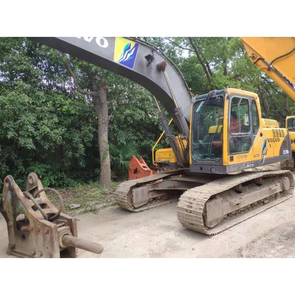 EC210 Yellow Volvo Excavator 10 Ton Operating Weight 1.2M Bucket Capacity