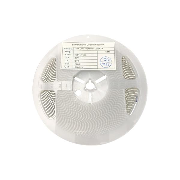 1uF 50V 10% X7R 1206 Multilayer Ceramic Chip Capacitors Ceramic SMD