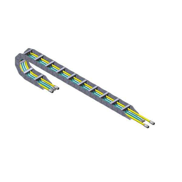 Herramientas de máquinas CNC Cable Drag Chain Flexible Canal de cable 50mm-250mm Ancho interno
