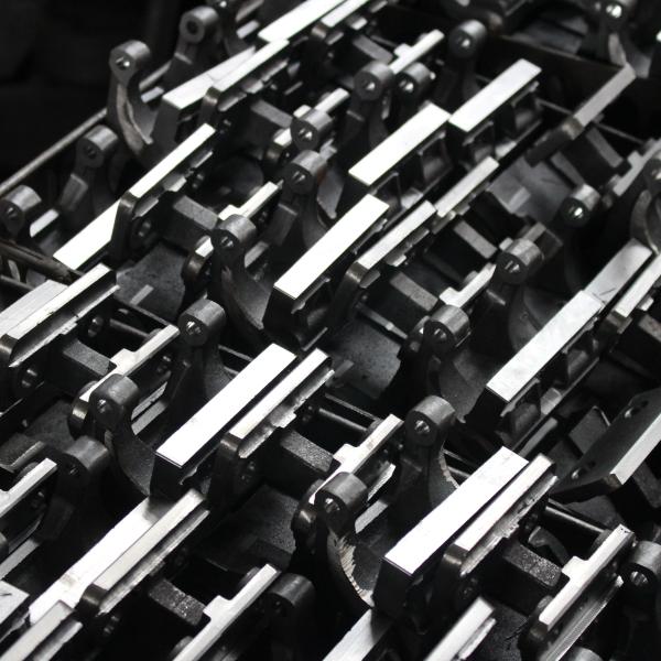 Recambios de la máquina de Stenter del clip de Santalucia Stenter solos usando piezas de maquinaria de la materia textil