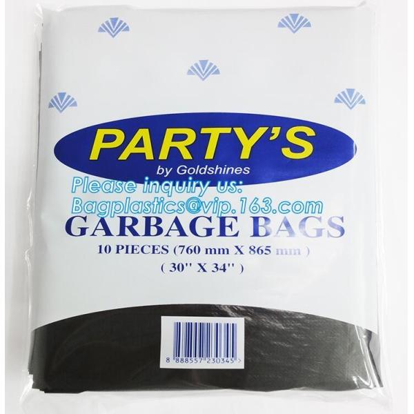 Tall Kitchen Drawstring Trash Bags,Reusable Trash Diaper Bag,gallon black