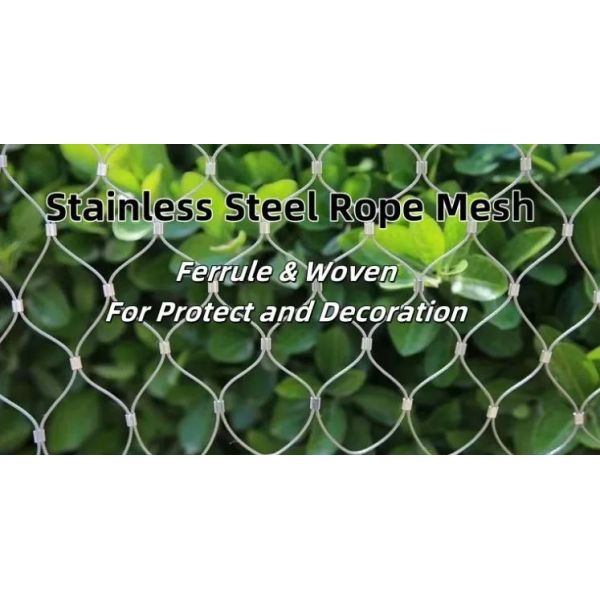 Zoo Wire Rope Mesh Wire Rope Reinforcement Mesh