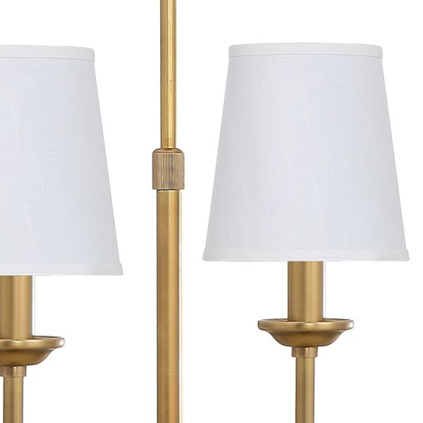 Simple Brushed copper chandelier with lampshade Hotel Project Lighting (WH-PC-10)