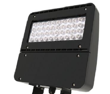 Black Commercial  LED Flood lights 100 - 277V Structural IP65 Waterproof Anti Shock
