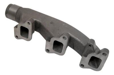Fusão de areia de ferro dúctil Ford Tractor Exhaust Manifold temperado tratado