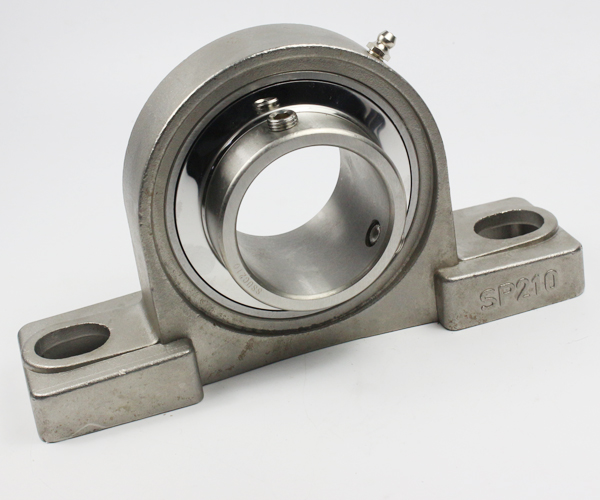 Large Stainless Steel Pillow Block Bearing SUCP210 Anti - Oxidation 50 * 51.6 * 200mm