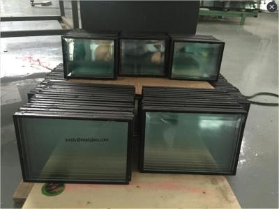 Replacement Bevel Ed Tempered Insulated Glass Panels 14MM 20A  For Windows