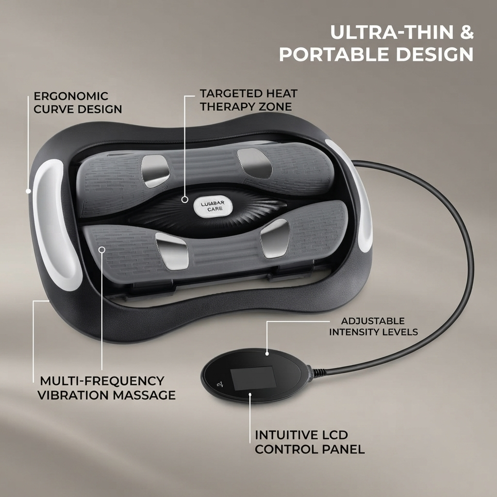 ZN-SS2W Professional Electric Waist Massager - Lumbar Traction & EMS Recovery Device