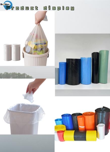 Plastic Disposable PE Garbage Rubbish Trash Bag Kitchen Garbage Bag