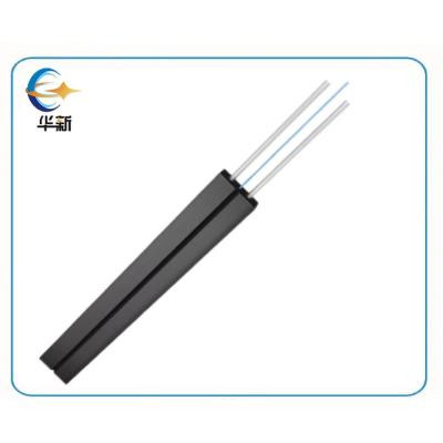 GJXH FTTH Drop Cable With LSZH Jacket 2 Core G657A1 FTTH Drop Message Wire Fiber Optic Drop Cable
