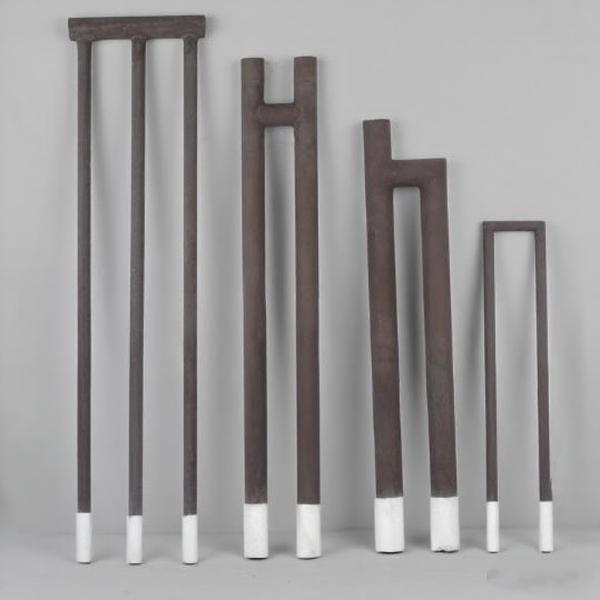 High-Temp 1450°C SiC Heating Rods & Tubes with 2000 Hours Service Life and Customizable Shapes for Kilns & Furnaces